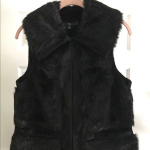 Rachel Zoe Faux Fur Vest Size XS